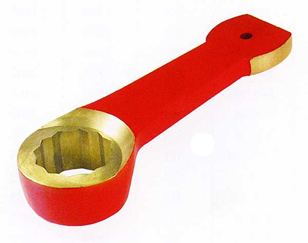 Double hex ring spanner-offset