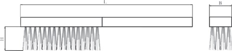 diagrama no chispeando cepillo de alambre redondo