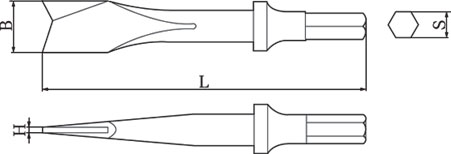 diagram non sparking pneumatic chisel