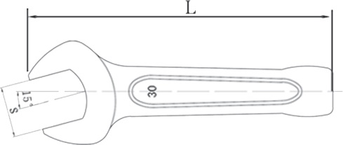 diagram non sparking striking open end wrench
