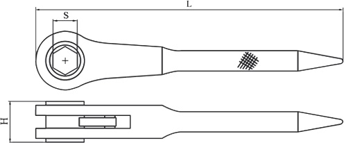 diagram non sparking ratchet handle