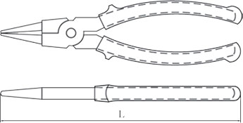 diagrama no chispeando pinza abre anillos exteriors