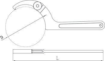 diagram adjustable hook non sparking