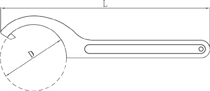 diagram non sparking hook spanner