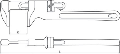 diagrama no chispeando llave inglesa (ferrocarri)