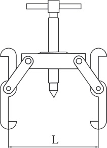 diagramm universal-radabzieher-drejarmig funkenfrei