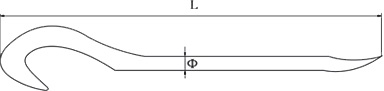 diagramm nageleisen mit klaue funkenfrei