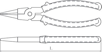 diagramm sicherungsringzange (auben), din 5254 funkenfrei