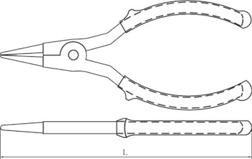 diagram pliers snap ring inside non sparking