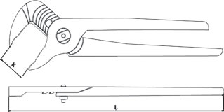 diagramm wasserpumpenzange funkenfrei