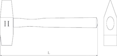 diagram non sparking hammer cut off