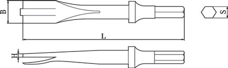 diagram non sparking pneumatic chisel